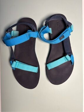 L.L. Bean x Summersalt Blue Strappy Sandals